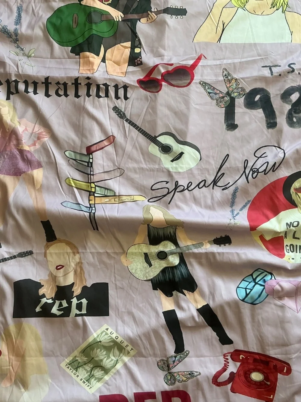 NWOT Taylor Swift Folklore Inspired Queen Duvet Cover & 2 Shams